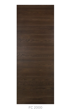 Treely FC 2000 | Smooth flush core door with horizontal grain White Oak