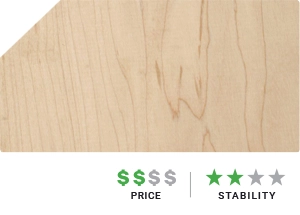 Wood type, Maple (hard)