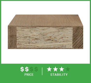 Treely sticking material options, 1/8 inch solid wood