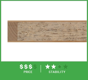 Treely solid wood flush core door option