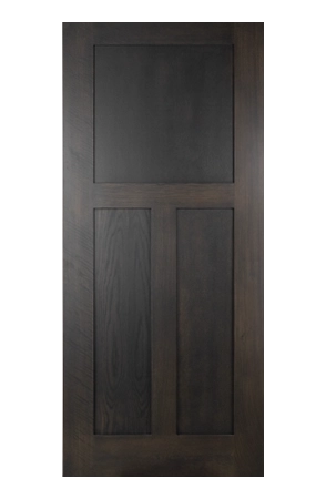 Treely PNL 3020, 3 panel door with circle sawn wood