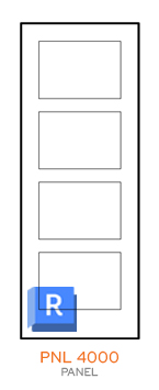 Product number: Treely PNL 4000 | Includes blue Revit logo to indicate there is a downloadable file available