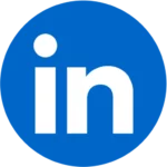 LinkedIn icon, social media link